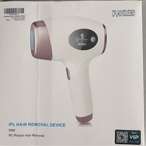 White and Pink IPL Hair Removal Device